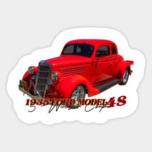 1935 Ford Model 48 5 Window Coupe Sticker